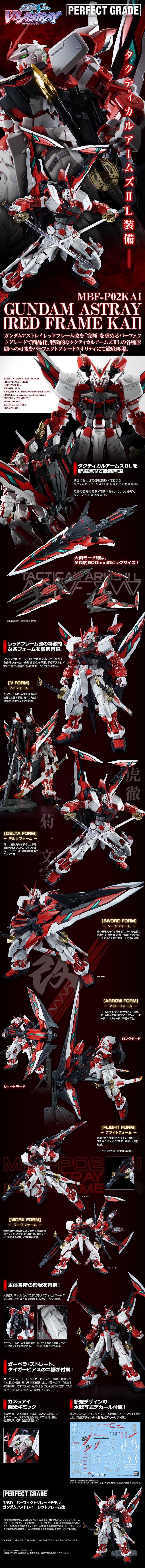 PG Astray Gundam Red Frame Kai Description